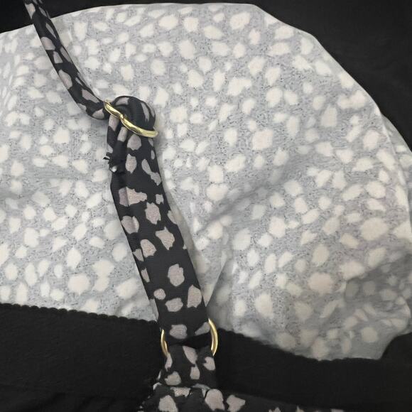 Kona Sol Women's Black Print High Neck Tankini Swim Top - Size Large - NWT - Picture 5 of 7